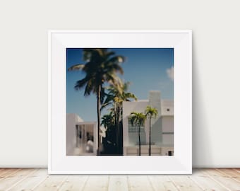 Impresión Art Déco de Miami Beach: Palmeras, fotografía de Florida