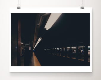 New York Subway photograph, Manhattan subway print, New York Photograph, urban decor, New York decor, Penn Station print, NYC photography