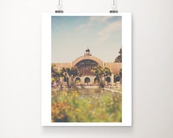 Impresión del edificio botánico del Parque Balboa: Fotografía de San Diego, California