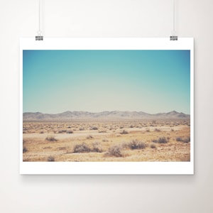 Mojave Desert Photograph: California Wilderness Art Print