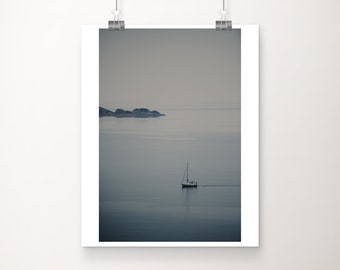 Scalpsie Bay photograph, Scotland photograph, sail boat photograph, Bute photograph, Scottish coastline, Sailing photograph