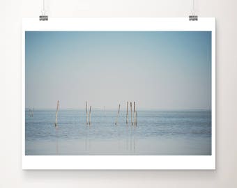 Camargue photograph, France travel print, Provence photograph, South of France print, Mediterranean Sea print, Étang de Vaccarès