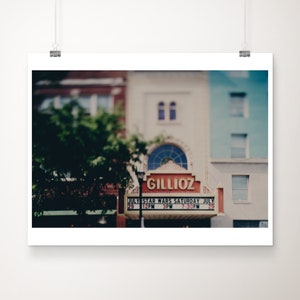 Springfield photograph, downtown Springfield print, americana decor, Missouri print, Midwest decor, Gillioz print, movie theatre decor
