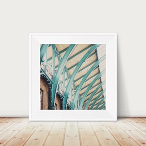 London photograph, Covent Garden print, square London decor, mint arch print, London architecture print, travel photography