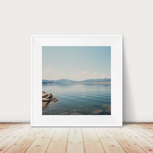 Colorado photograph, Eleven Mile Reservoir print, Colorado lake print, mountains photograph, blue decor, adventure print, wilderness art