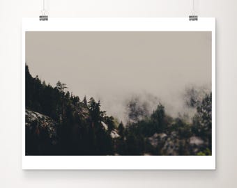 Lake Tahoe Print: Sierra Nevada Mountain Photography