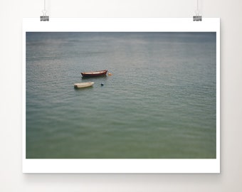 Boot Fotografie, Ruderboot Druck, Segelboot Kunst, Fluss Conwy Druck, Conwy Fotografie, Wales Fotografie, maritime Dekoration, minimalistische Dekoration