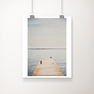 Bouzigues Dock Photograph: South of France Coastal Print