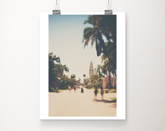 Balboa Park print, San Diego photograph, architecture photograph, California photograph, vertical San Diego print, west coast decor