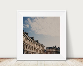 Bath photograph, Circus Bath print, Somerset photograph, Bath travel print, period building, Bath England print, English decor