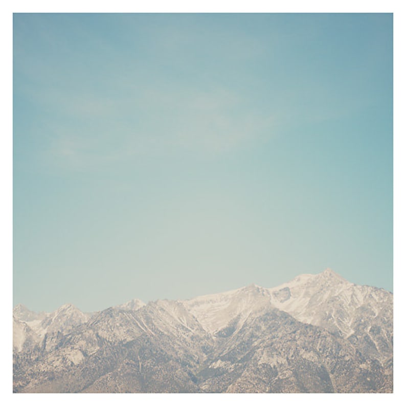 California print, mountains photograph, Sierra Nevadas print, Mount Whitney print, wilderness art image 2