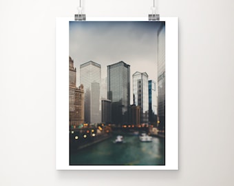 Chicago River Foto: Urban Kunst Druck