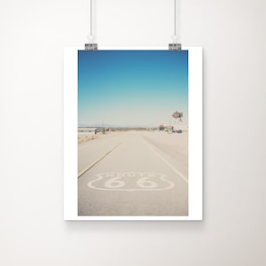California Route 66 photograph, Road trip print, Route 66 decor, travel photography, vertical Route 66 print, Americana decor
