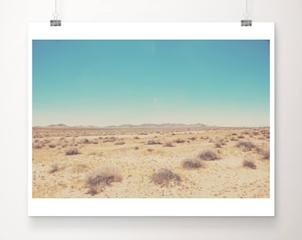 Mojave desert photograph, California print, wilderness art, travel photography, landscape photograph, minimalist decor
