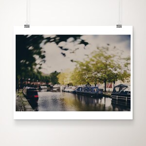 Manchester Ship Canal Photo: Castlefield Canal Boats Print