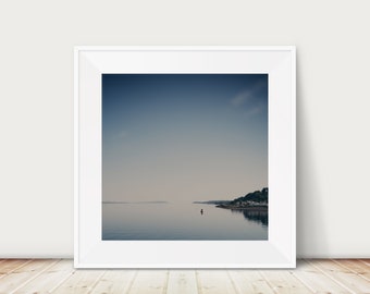 Firth of Clyde photograph, Scotland photograph, Argyll and Bute print, Bute photograph, minimalist decor, Scottish coastline