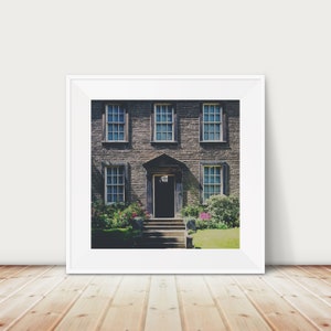 Haworth photograph, Bronte Parsonage print, North East England print, England decor, England travel photograph, Yorkshire photograph