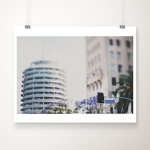 Capklemme-Rekorde Druck, Los Angeles Druck, Los Angeles Dekor, Kalifornien Fotografie, LA Architekturdruck, Hollywood Boulevard, SoCal Druck