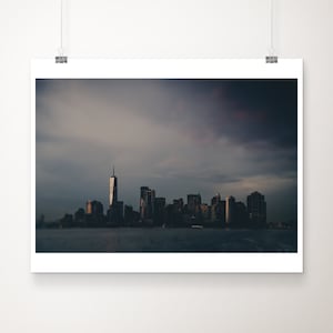 Fotografía del horizonte de Manhattan: Impresión artística del paisaje urbano de Nueva York