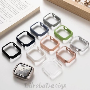 Case for Apple Watch, Semi-Cover Protective Cover, 38mm 40mm 41mm 42mm 44mm 45mm 46mm 49mm, iWatch 1-11/Ultra 1-3/SE, Scratch Proof