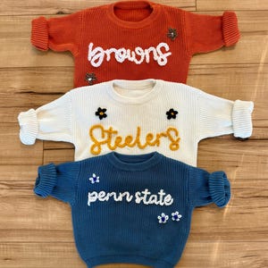 Handbestickte maßgeschneiderte Sport- / Spirituosenpullover