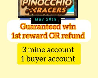 Événement Monopoly Go Pinocchio Racer (livraison rapide)