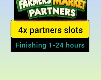 Evento de socios del mercado de agricultores Monopoly Go 4 Slot Entrega rápida