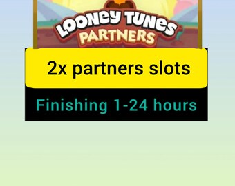 Monopoly Go Looney Tunes Événement Partenaire 2 Machines Livraison Rapide