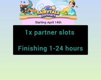 Monopoly fairytale Partner event 1 slot Fast Delivery