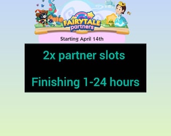 Monopoly Go Fairytale Partner Event 2 Slot Fast Delivery