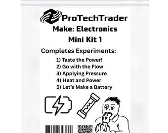 Fabricación: Mini kits de electrónica 1-5. Sigue el libro de Charles Platt, Experimentos con protoboard para principiantes.
