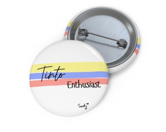 Tint Enthusiast Pin Buttons | Retro Stripes enamel pinback