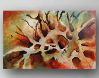 SHELTIE Abstract Contemporary SHETLAND SHEEPDOG Watercolor ART Print 11 x 14