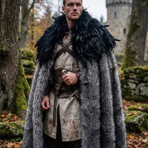 what winter cape medival dress Medieval Fur Robes Size:Boy's T-shirt 12-18Months Navy Blue Dress - february-2025 Fox fur trim It can also be