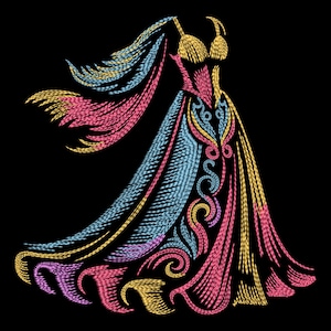 Runway Dresses Embroidery - Etsy
