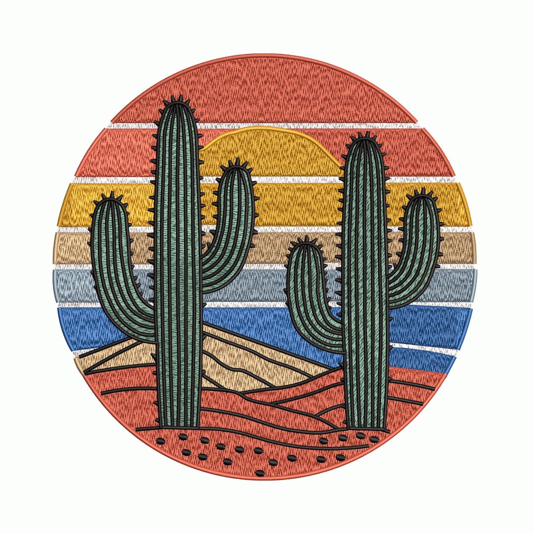 A closer look at Southwestern Style Machine Embroidery With Texture
