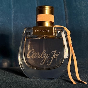 Custom Engraved Perfume Bottle - Personalized Gift for Birthday, Anniversary, Wedding