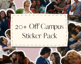 20+ Off Campus-inspirerade digitala klistermärken Hockey Romance PNG-paket Booktok-klistermärkespaket Transparenta PNG-klistermärken Briar U Estetik