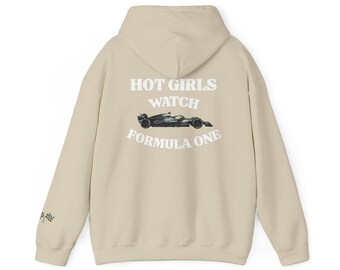 Formel 1-tröja för tjejer, Formel 1-tröja, Formel 1-fan, tävlingsdag, mysig outfit