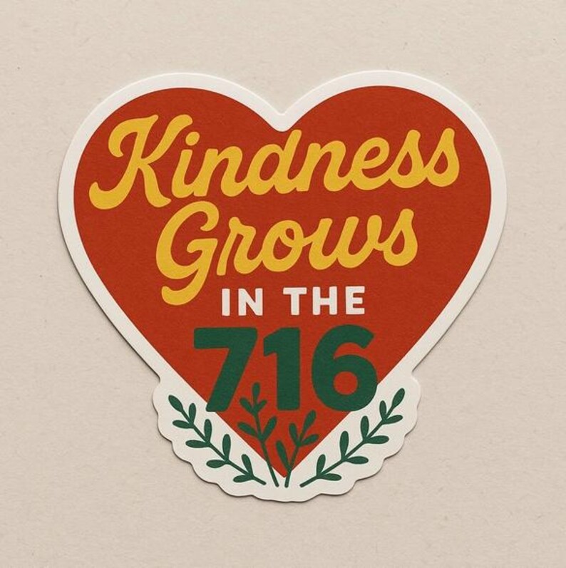 Kindness Grows in 716 Sticker / Decal - Etsy