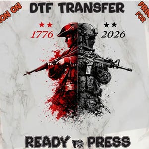 Yankee 250 1776-2026 DTF TRANSFER: Patriotic Heritage Decal, USA Pride Apparel Decal