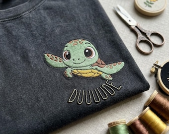 Embroidered Squirt Nemo Shirt, Finding Nemo T-Shirt, Duuuude Turtle Shirt, Disney Finding Dory Shirt, Squirts Snorkeling, Disneyland Tee