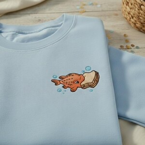 Embroidered Disney Lilo and Stitch Pudge Shirt, Disney Fish Pudge Controls The Weather T-shirt, Disneyland Family Matching Shirt for Gifts image 7