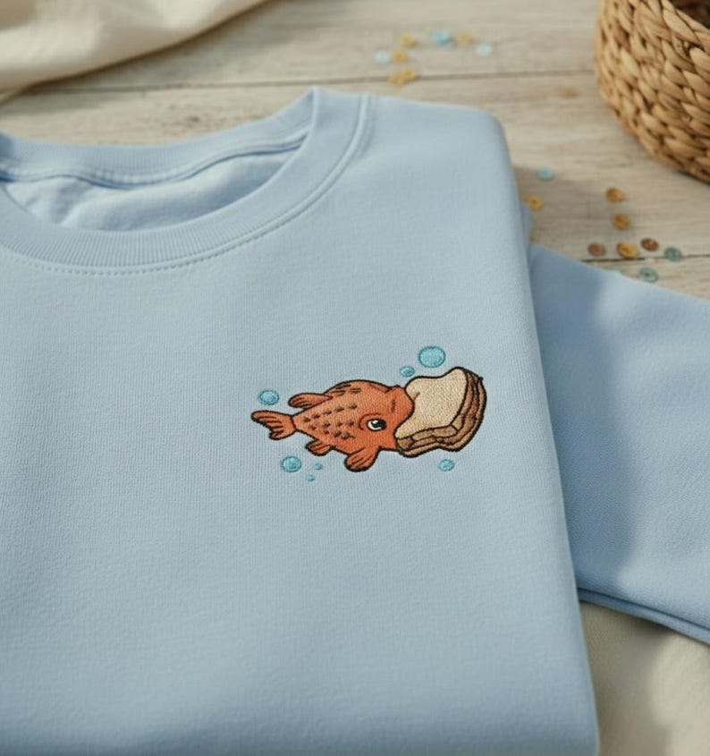 Embroidered Disney Lilo and Stitch Pudge Shirt, Disney Fish Pudge Controls The Weather T-shirt, Disneyland Family Matching Shirt for Gifts image 7