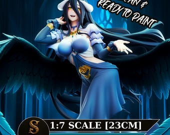 Albedo Overlord Resin Figure | Pop Up Parade | Collectible Anime | Model Kit | Unpainted 3D Printed