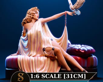 Retro Pin-Up Resin Figure | Display Model | 1950's Style | Unpainted 3D Printed