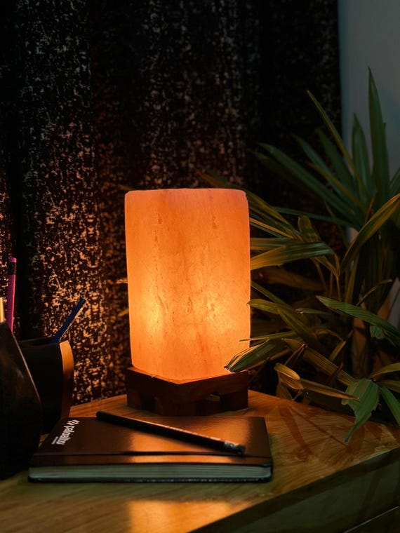 Warm Glow Himalayan Salt Lamp .