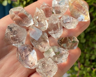 Natural Herkimer "Diamond" Crystal , Double Terminated Quartz  , Collector's Specimen , Healing Stone, Gift Boxed