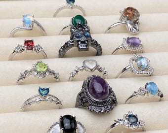 Enchanted Crystal Locket Ring - Adjustable  Ring - Tiny Secret Compartment - Personal Talisman - Unique Magic Jewelry