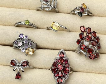 Enchanted Crystal Locket Ring - Adjustable  Ring - Tiny Secret Compartment - Personal Talisman - Unique Magic Jewelry